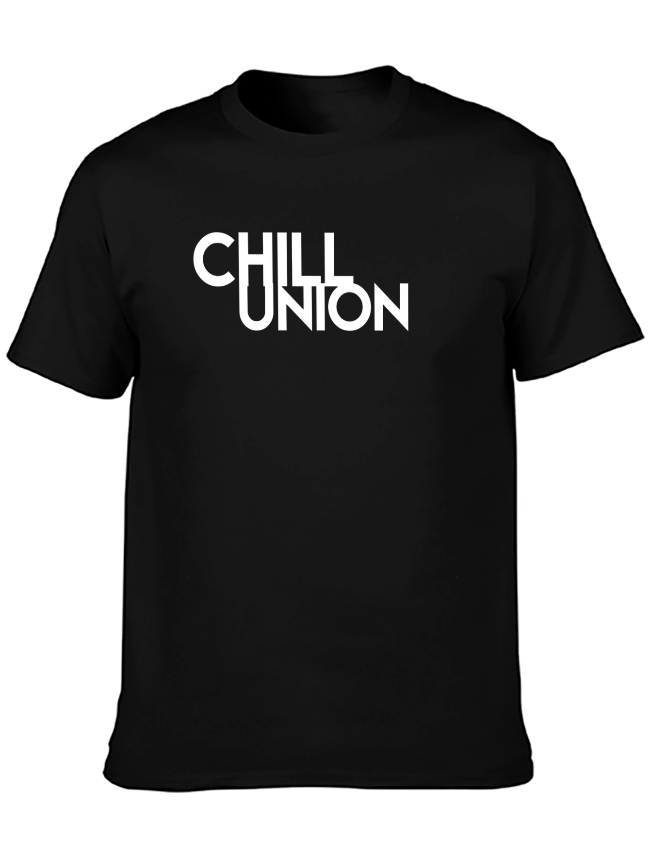 Chill Union Black T-Shirt Casual Style