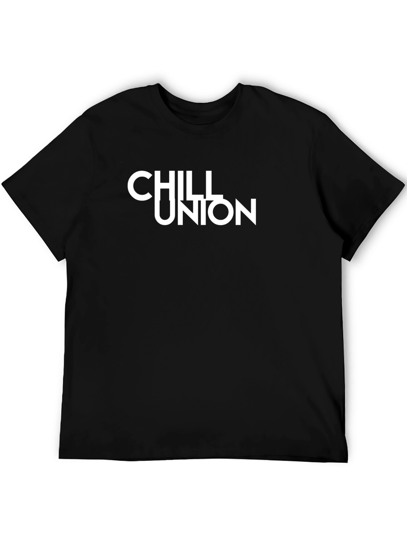 Chill Union Black T-Shirt Casual Style