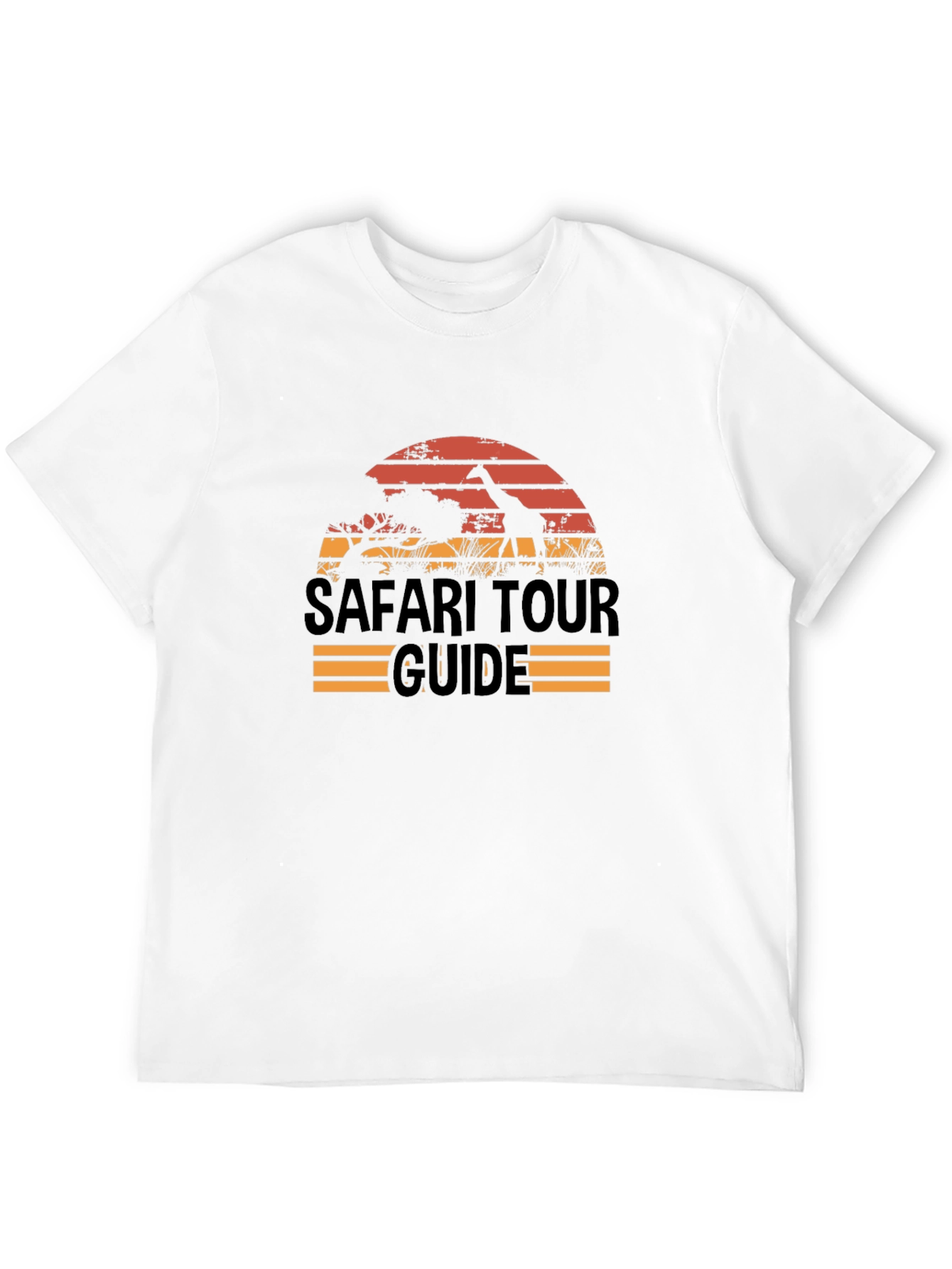Safari Tour Guide T-Shirt - Black
