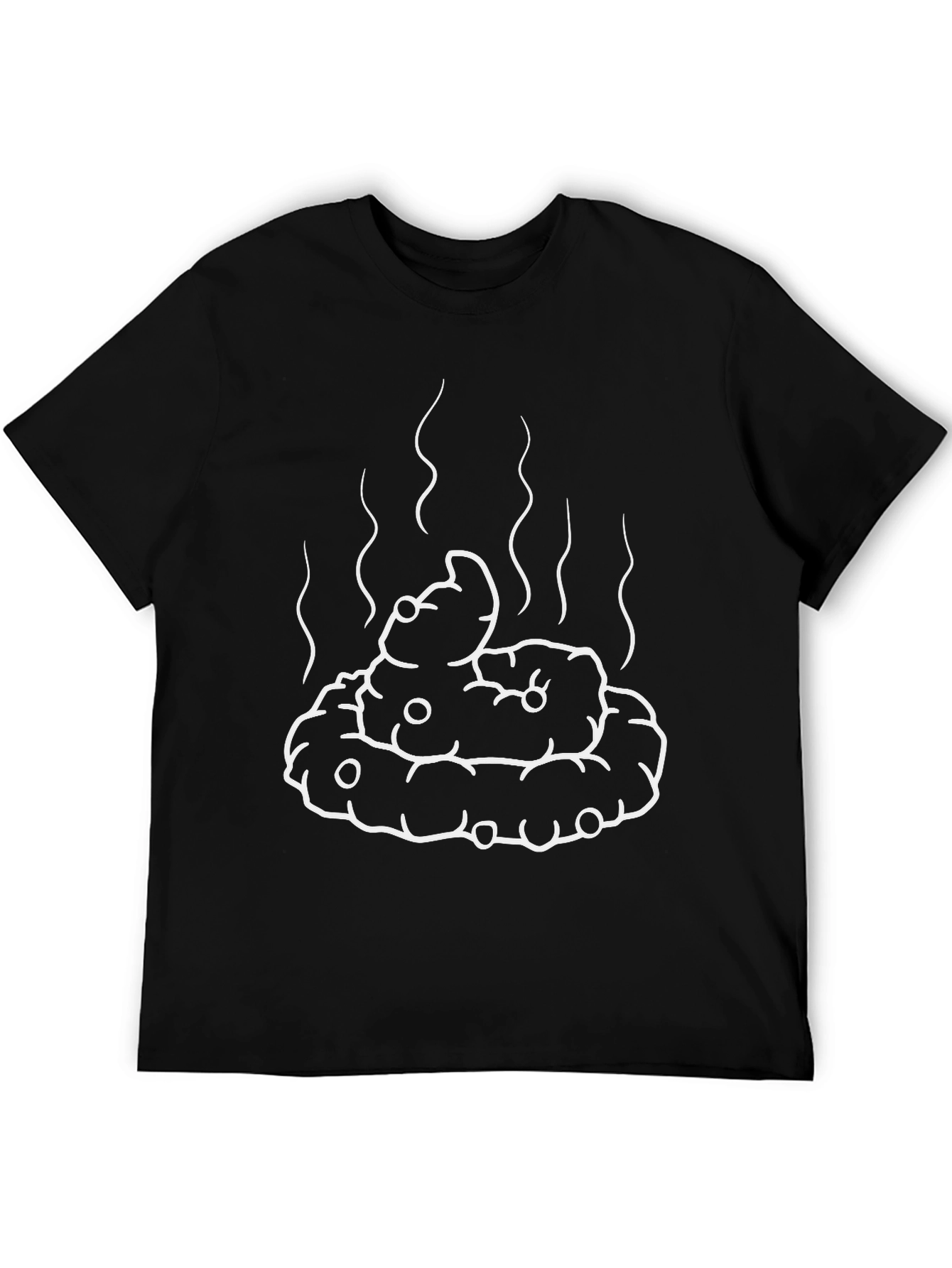 Funny Poop Emoji Graphic T-Shirt