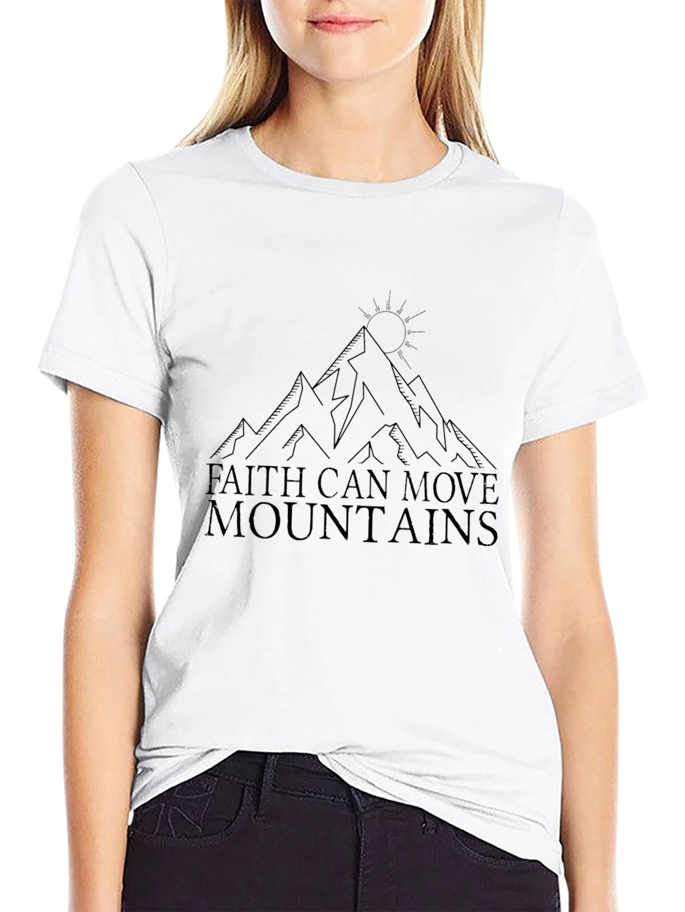 Faith Can Move Mountains Graphic Tee