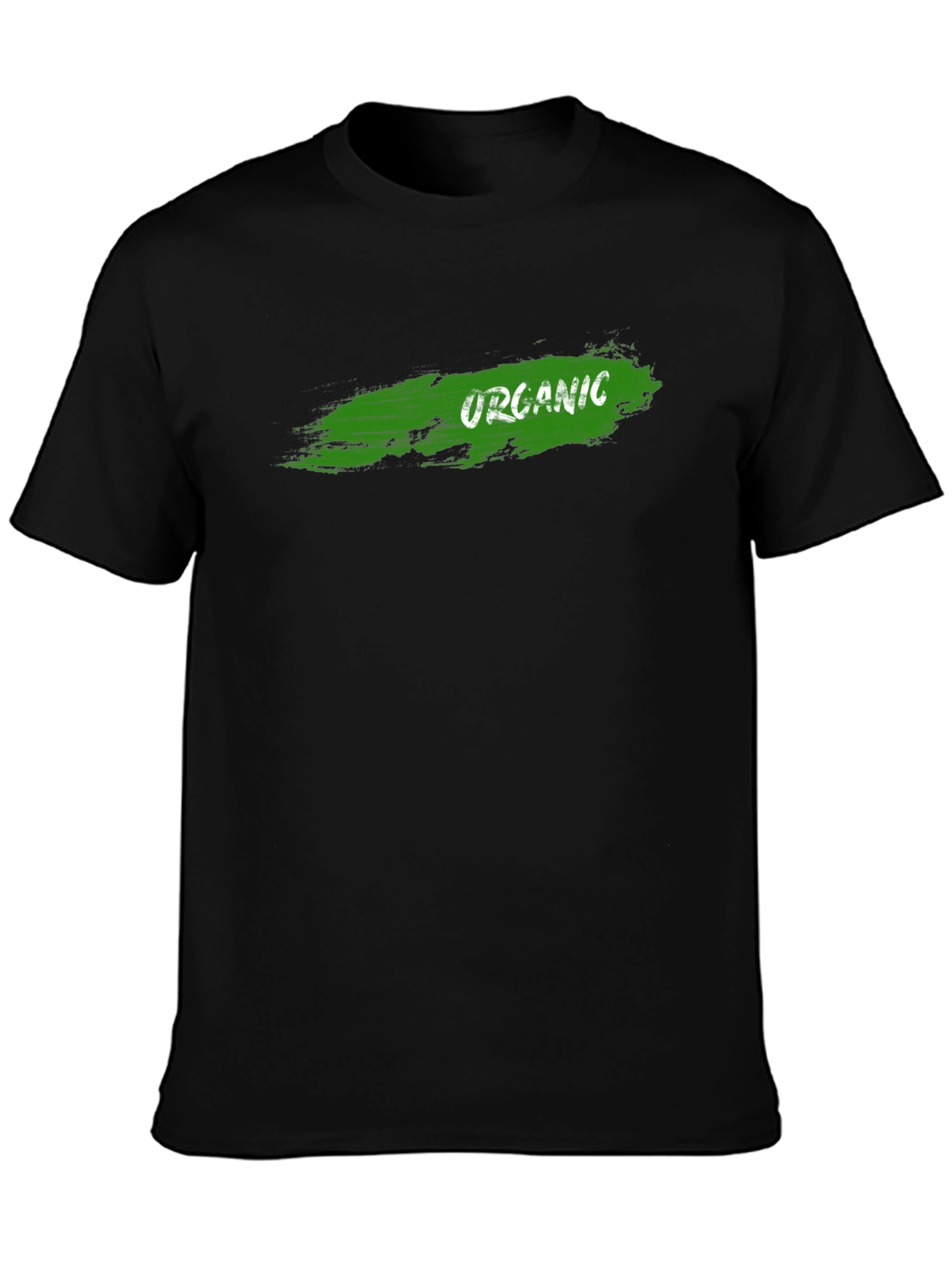 Organic Graphic Black T-Shirt