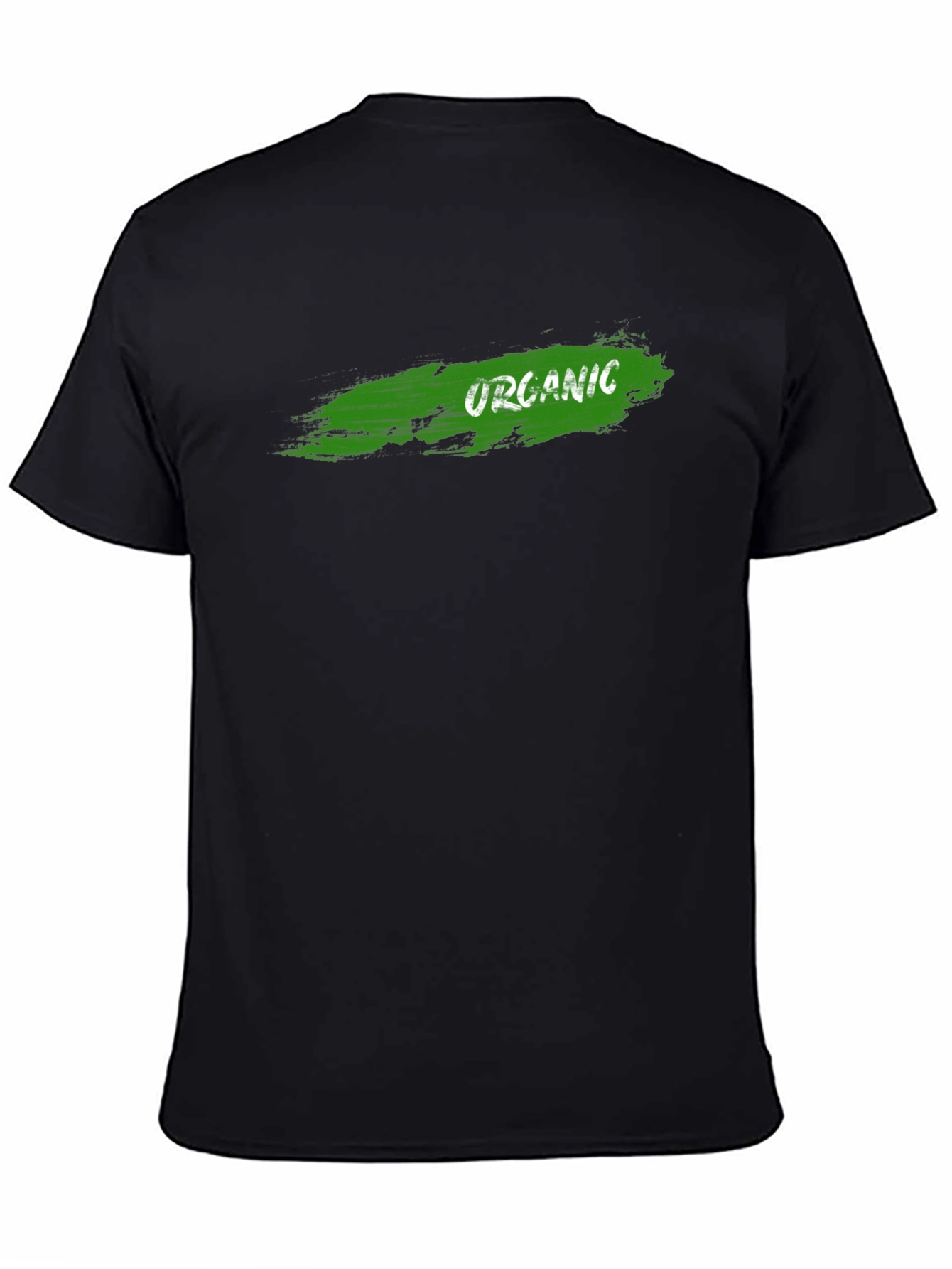 Organic Graphic Black T-Shirt