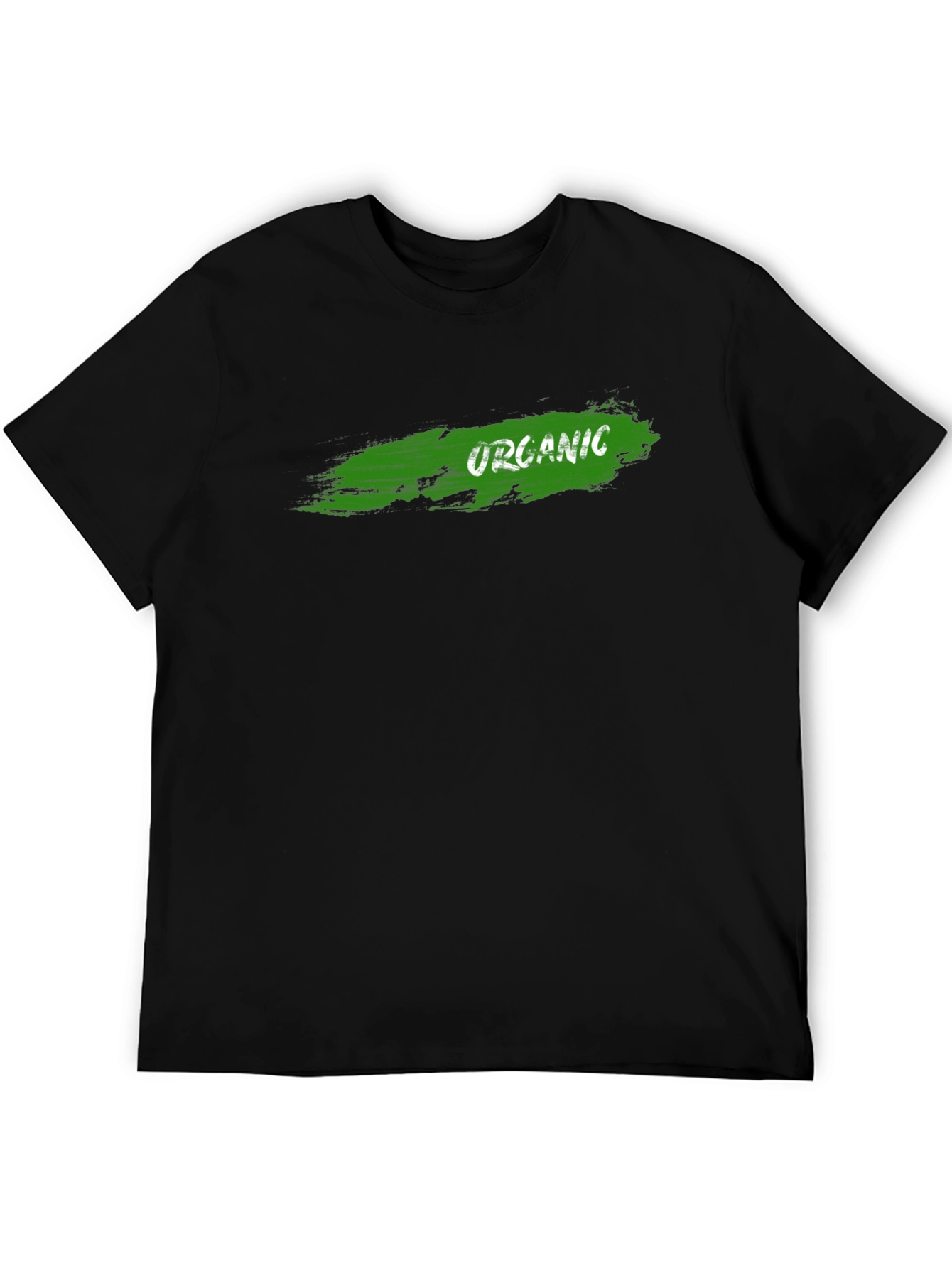 Organic Graphic Black T-Shirt
