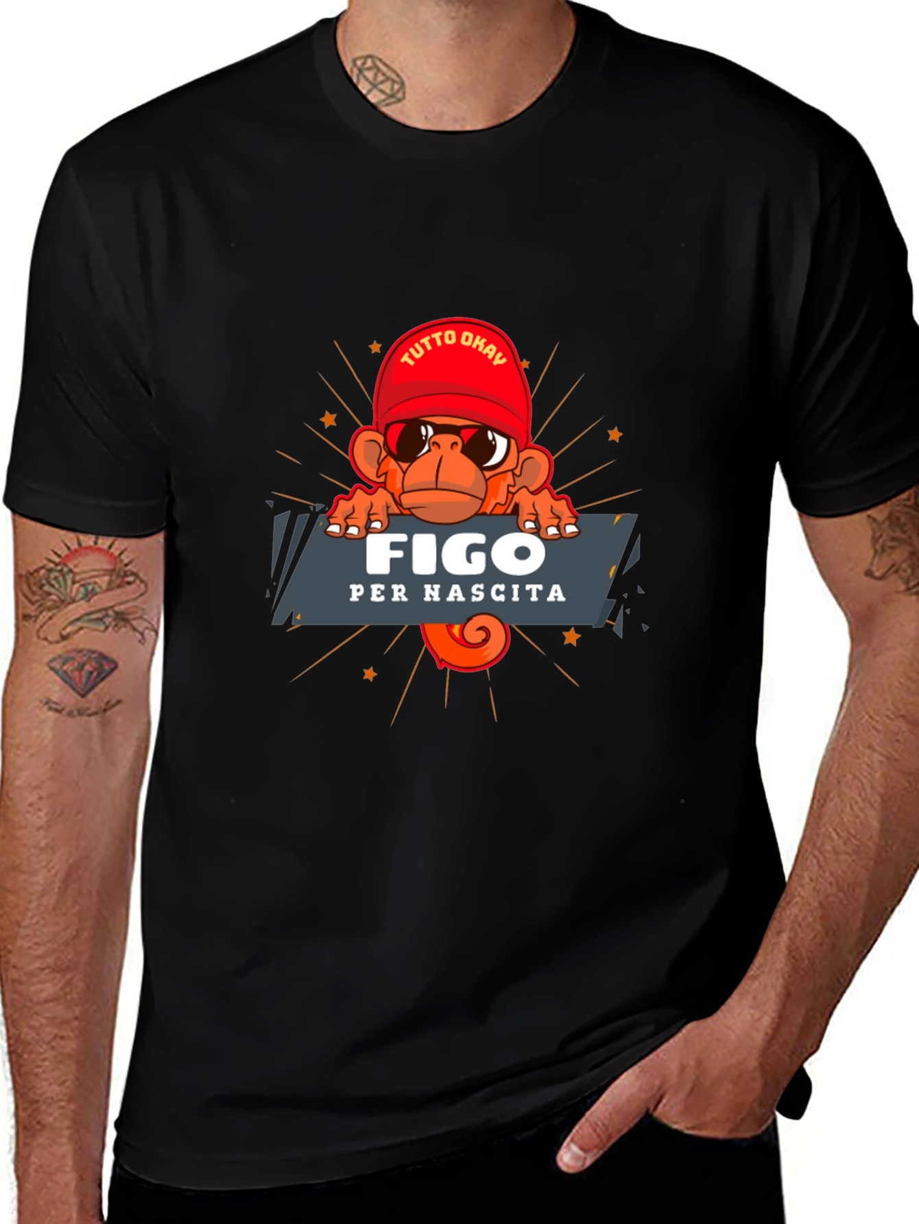 Cool Monkey FIGO Graphic T-Shirt