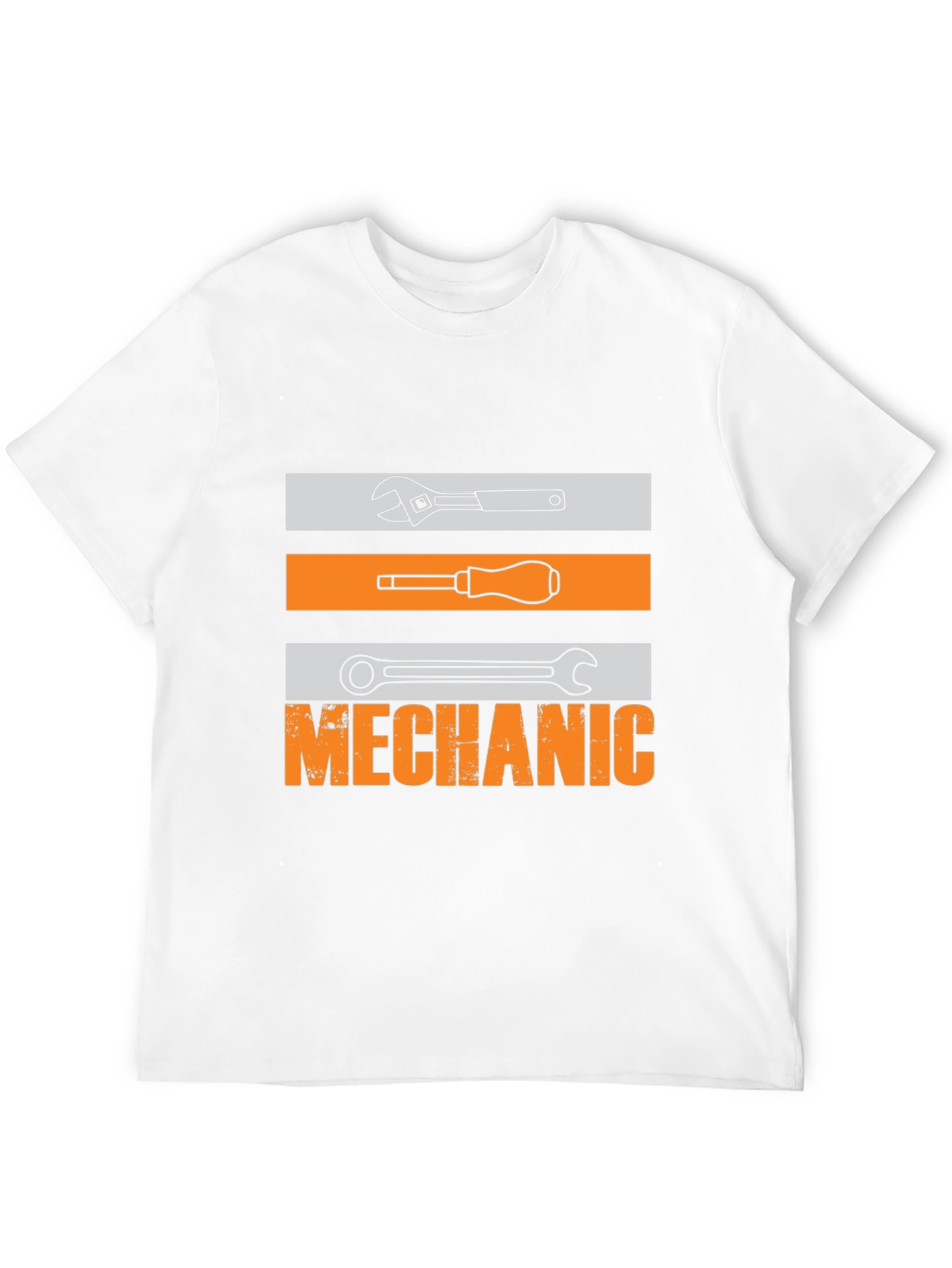 Mechanic Tools Graphic T-Shirt - Black