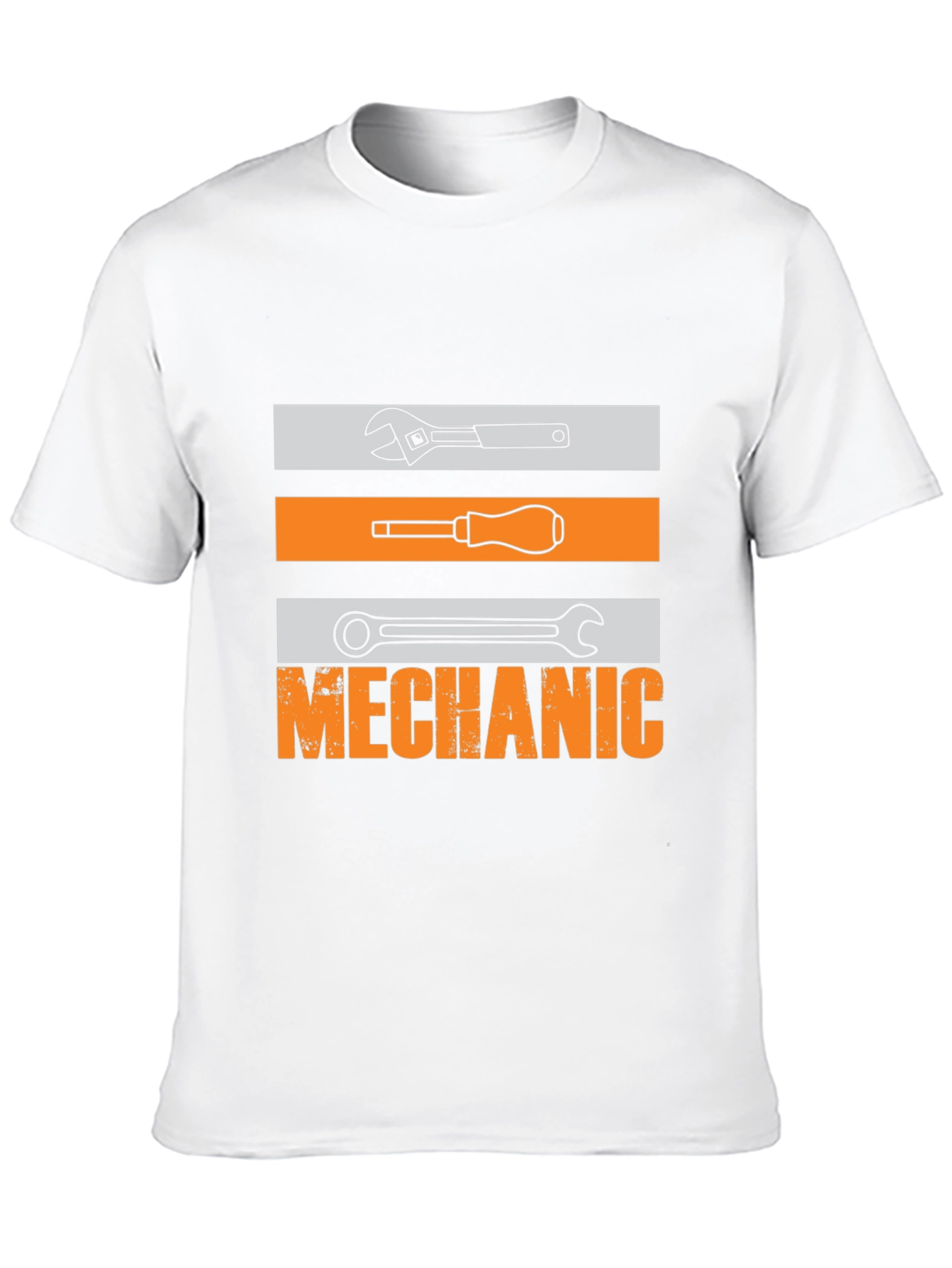 Mechanic Tools Graphic T-Shirt - Black