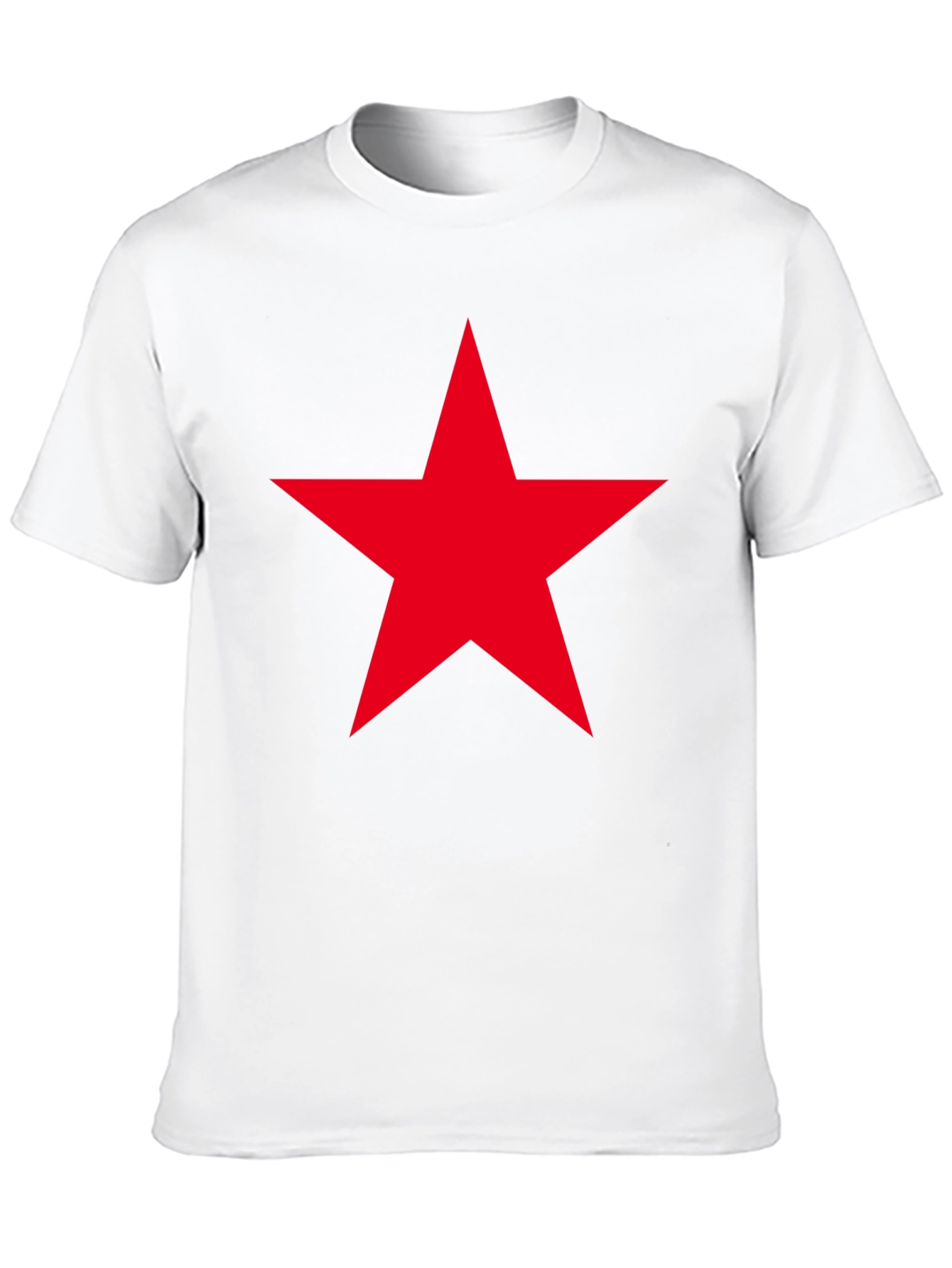 Red Star Graphic Black T-Shirt
