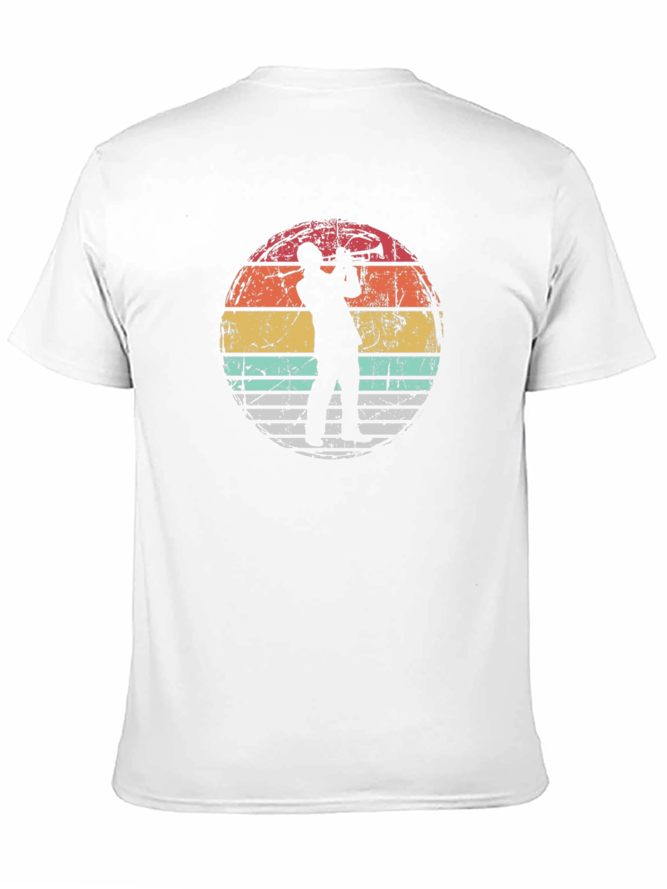 Retro Trumpet Player Graphic Tee - Black Cotton T-Shirt