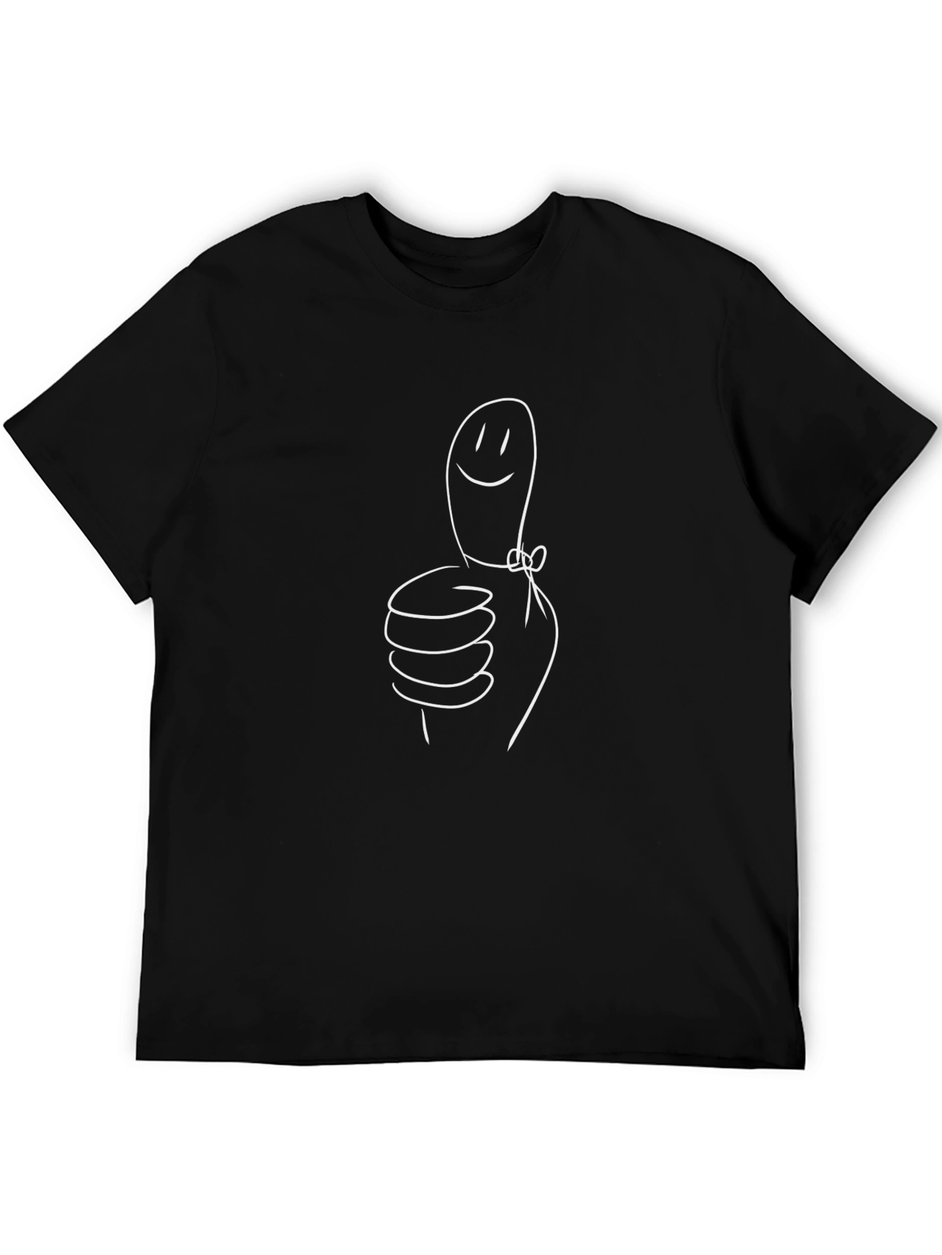 Thumbs Up Graphic Tee - Trendy Casual Wear
