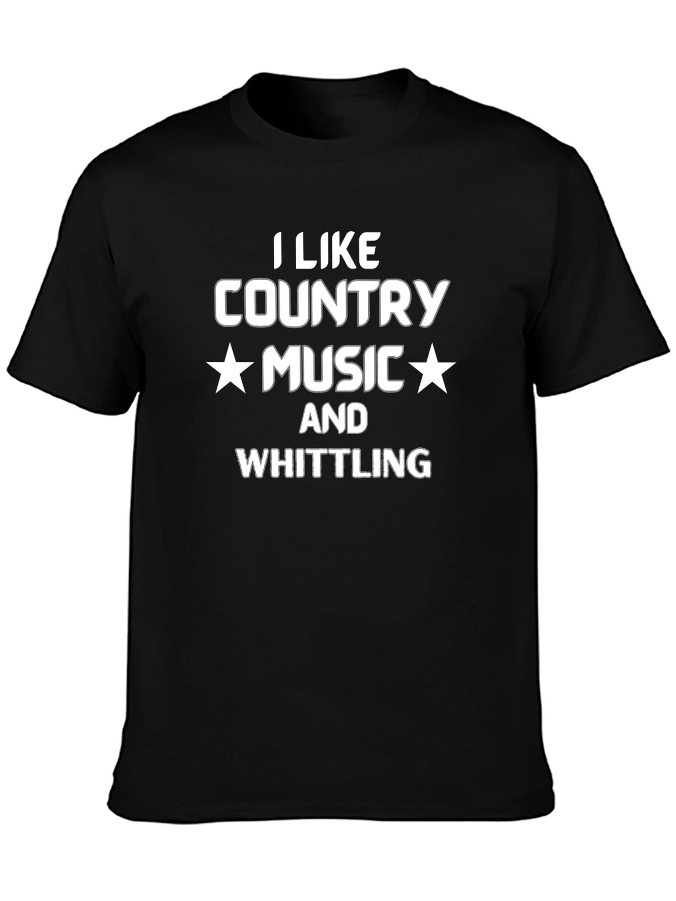 Country Music & Whittling Graphic T-Shirt