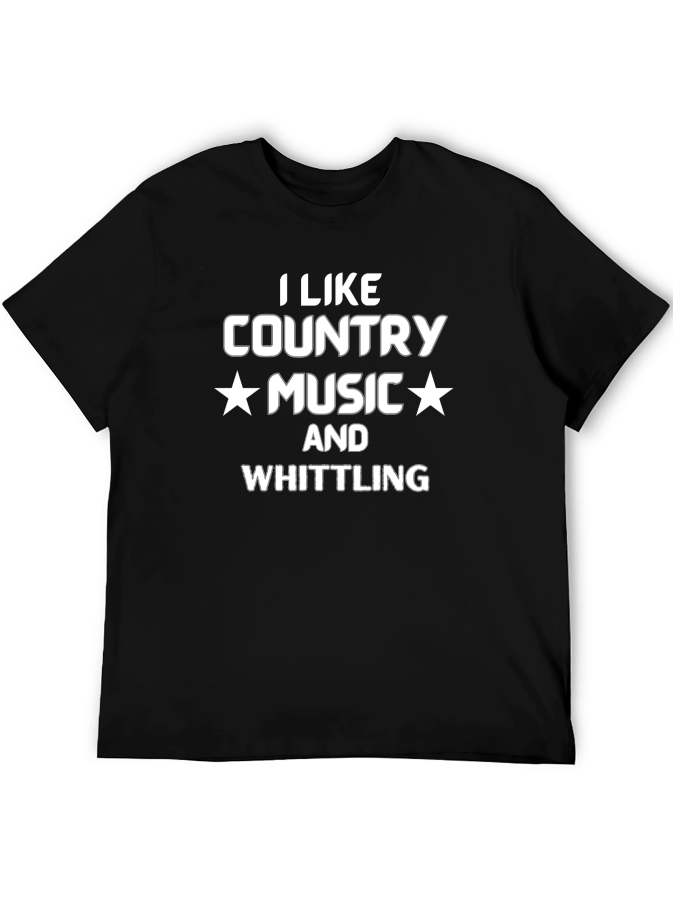 Country Music & Whittling Graphic T-Shirt