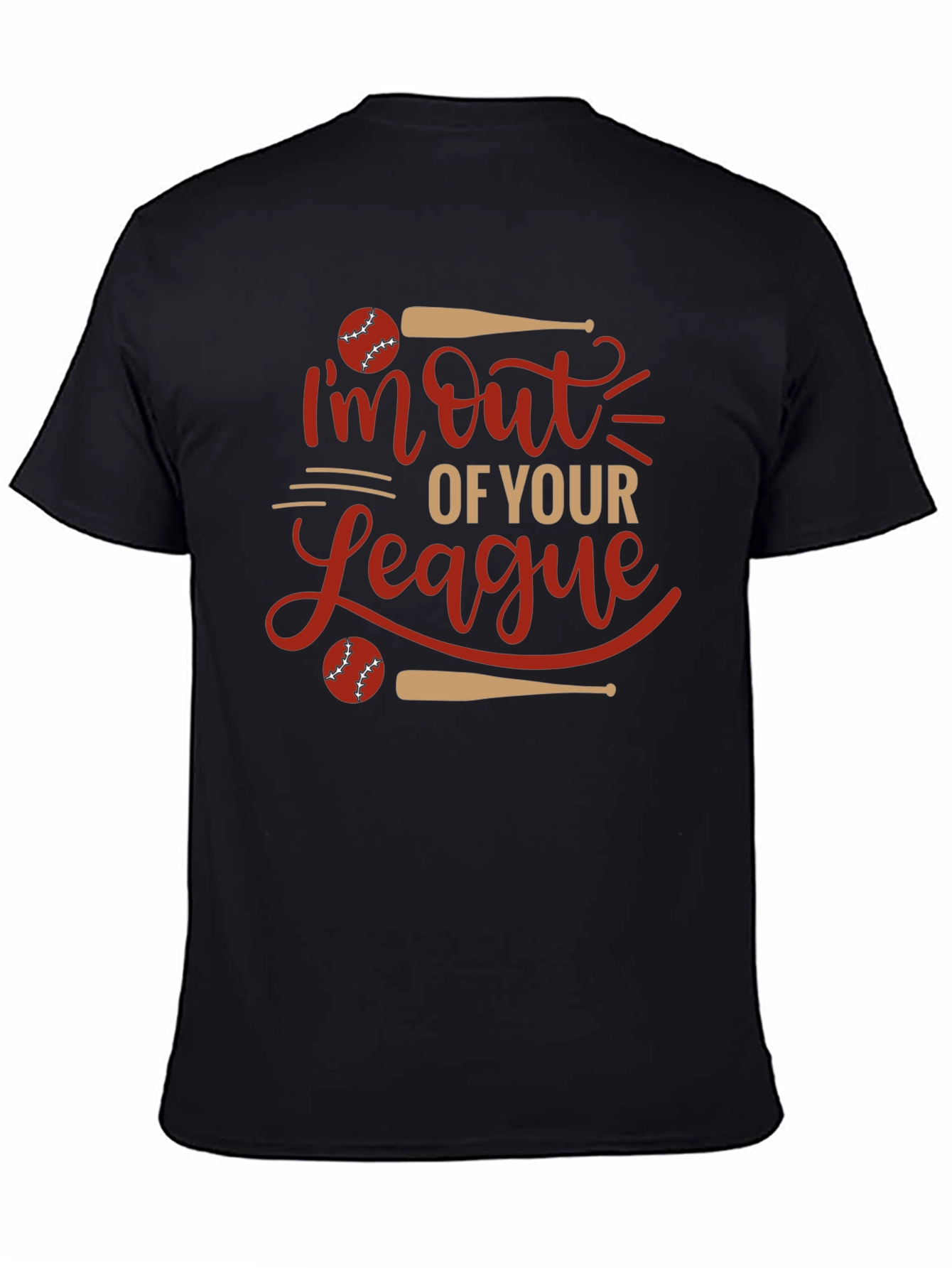 Im Out of Your League Baseball Graphic Tee