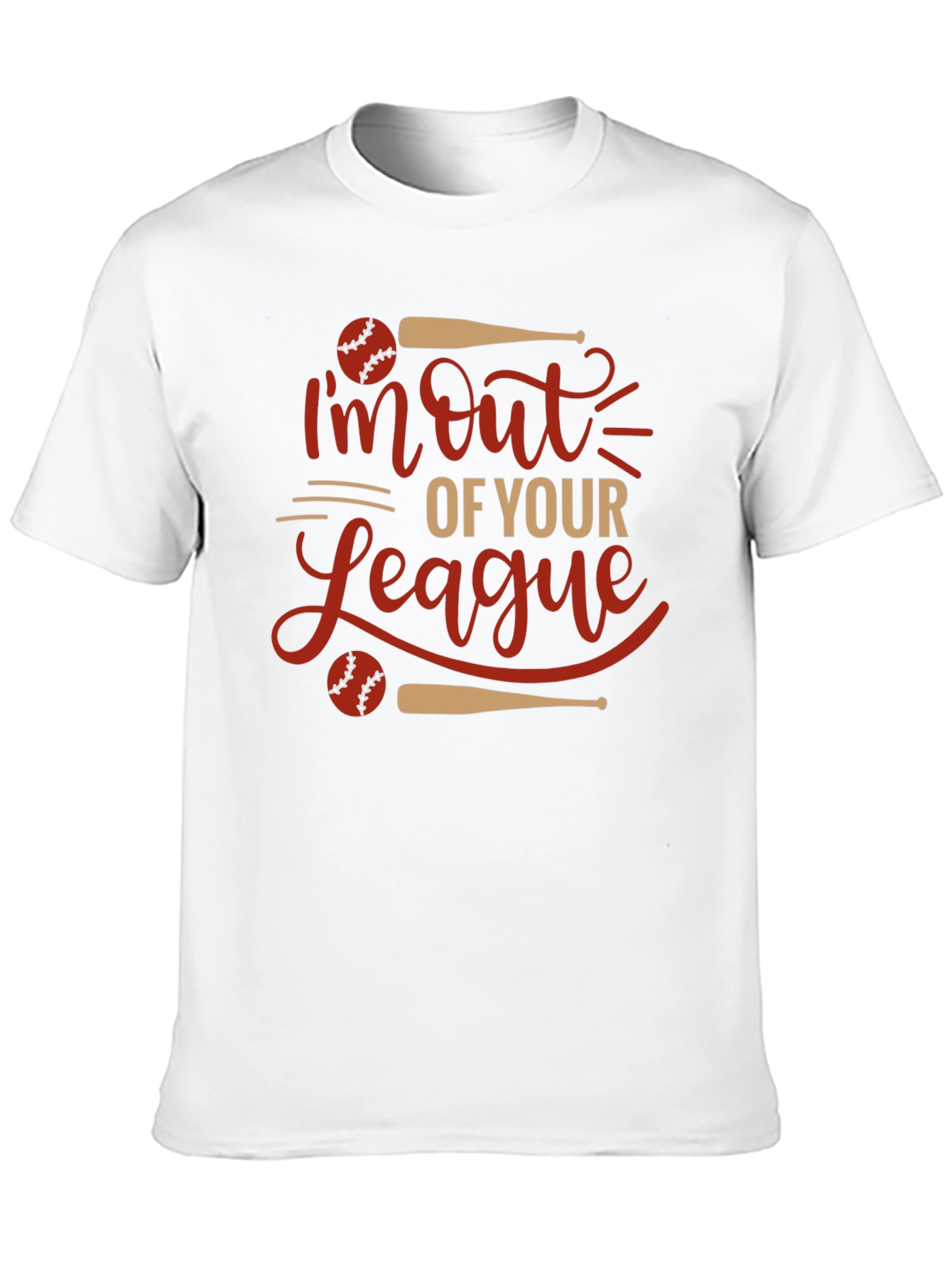Im Out of Your League Baseball Graphic Tee