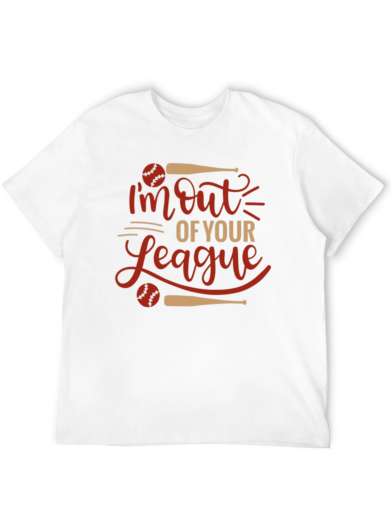 Im Out of Your League Baseball Graphic Tee
