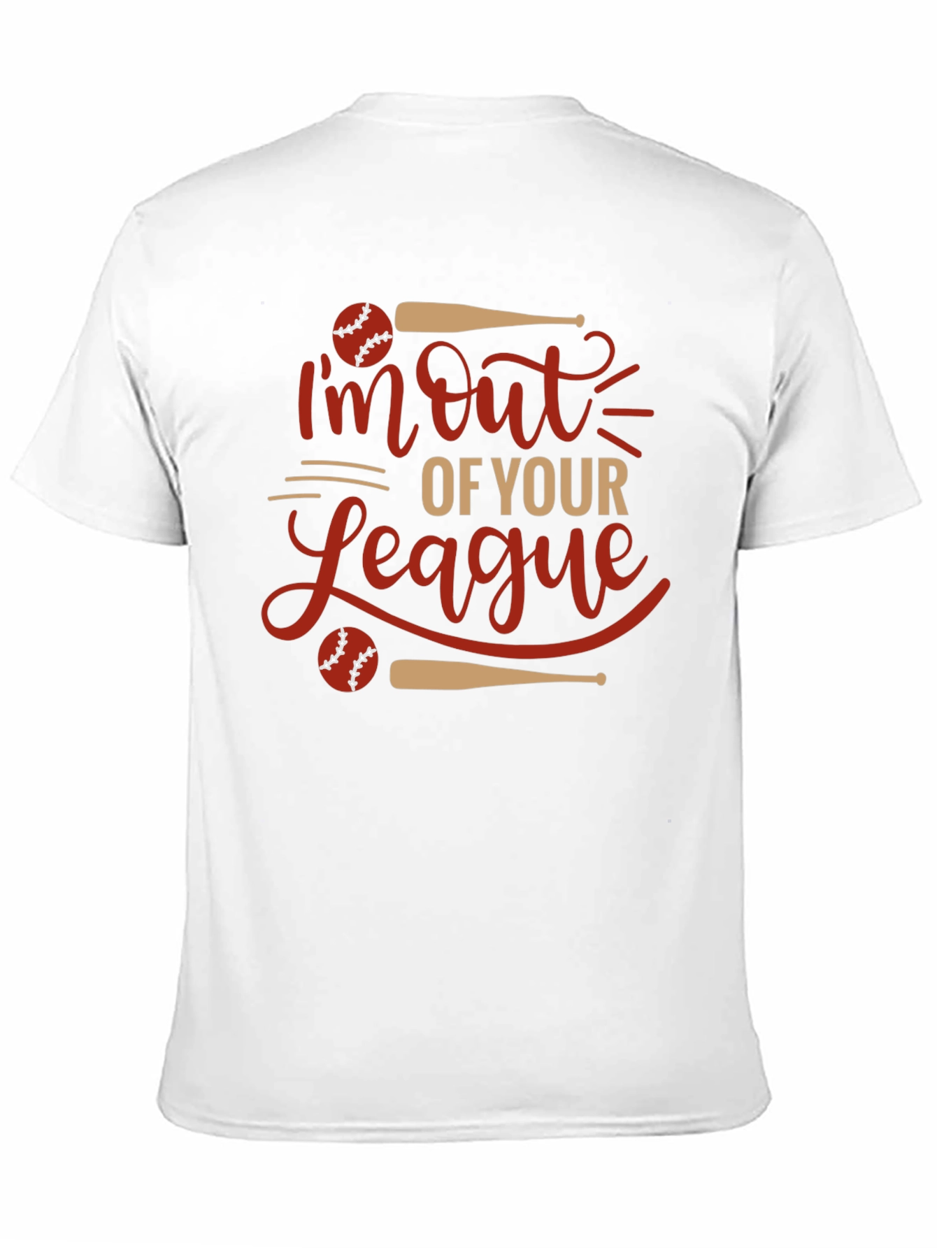 Im Out of Your League Baseball Graphic Tee