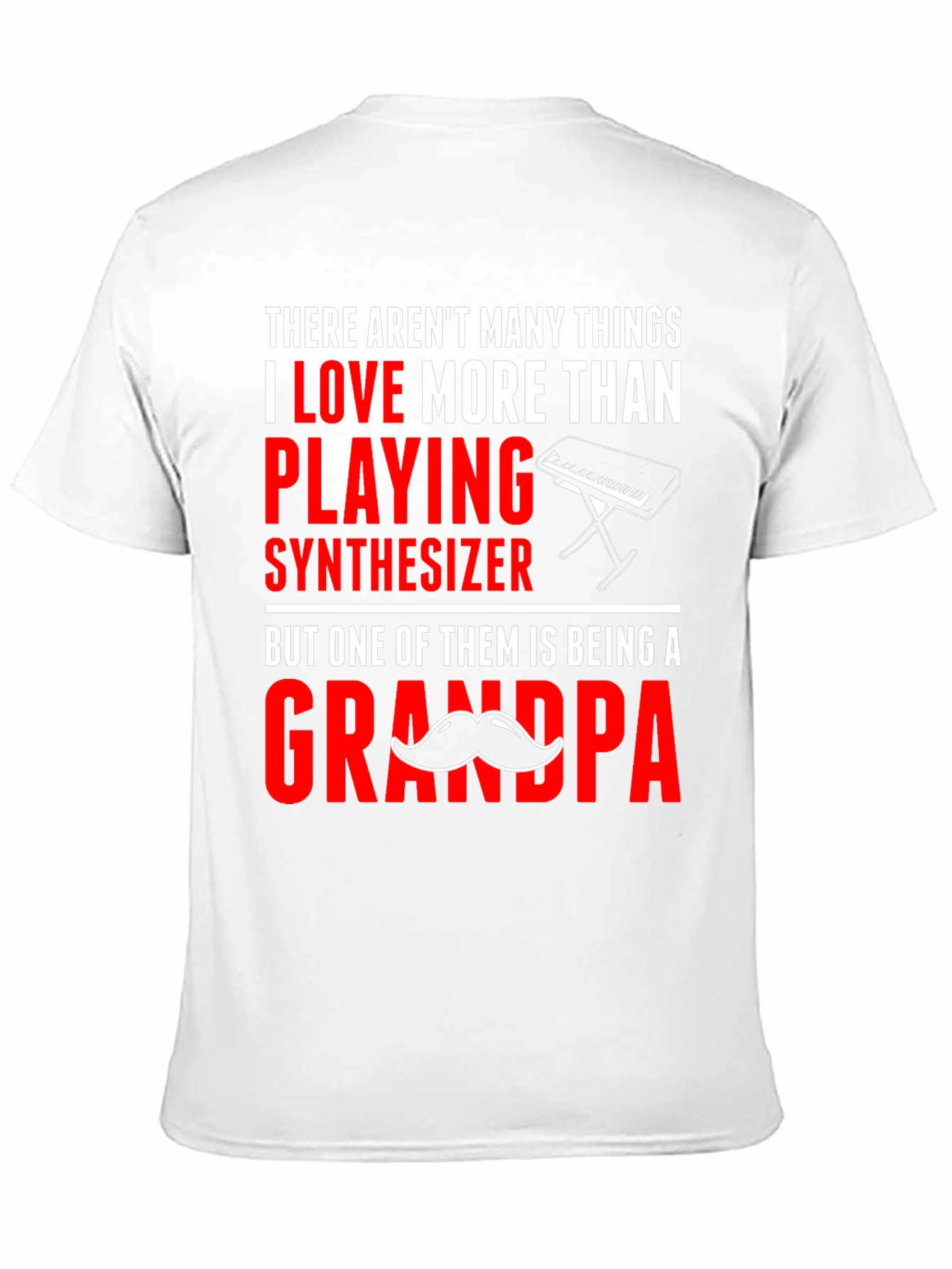 Grandpa Synthesizer Lover T-Shirt