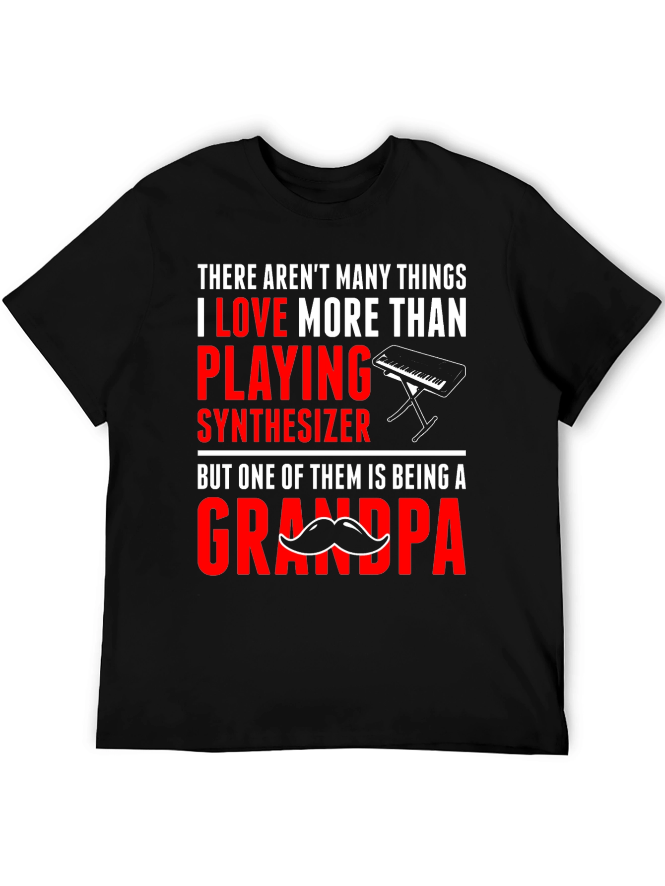 Grandpa Synthesizer Lover T-Shirt