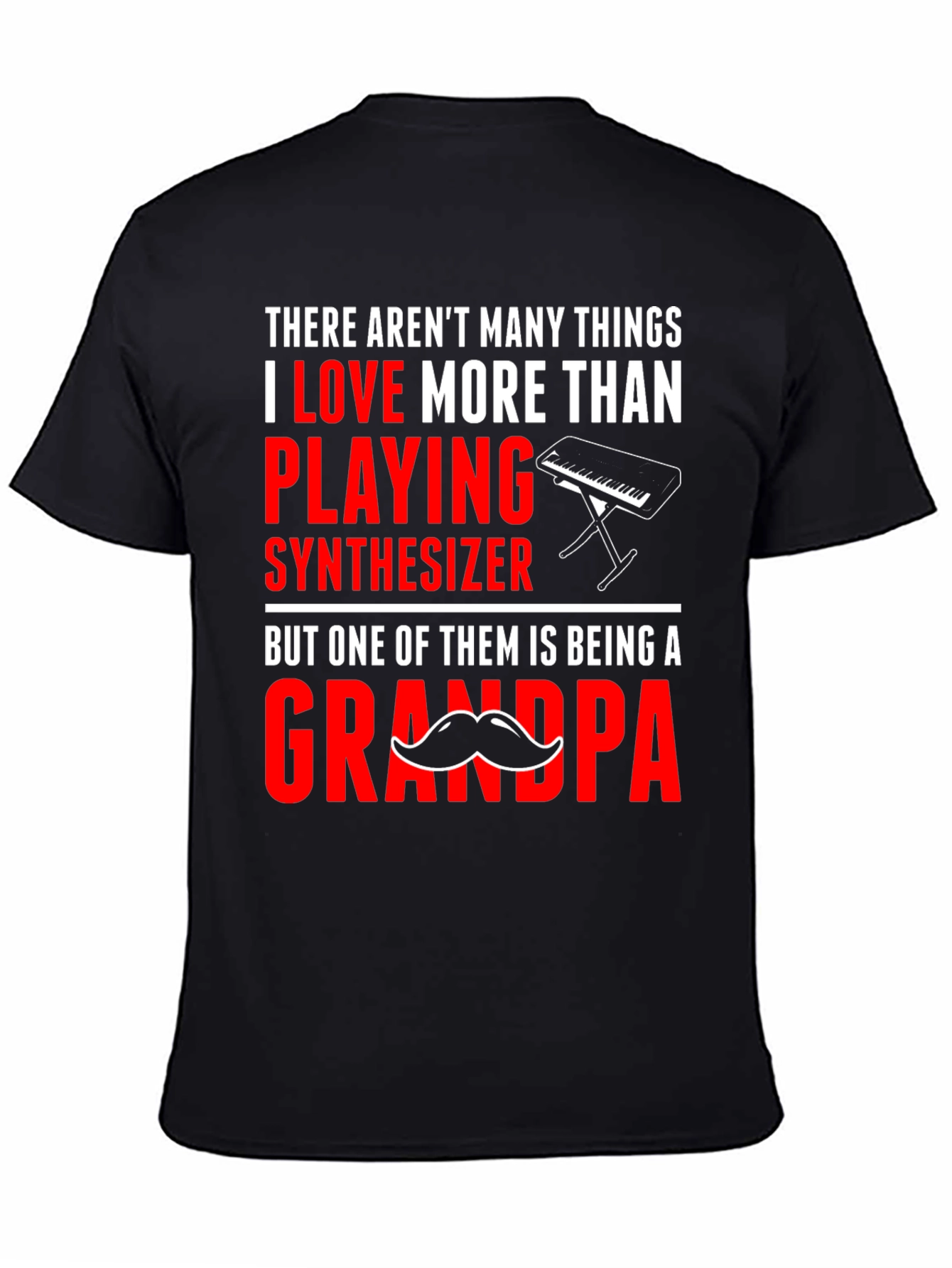 Grandpa Synthesizer Lover T-Shirt