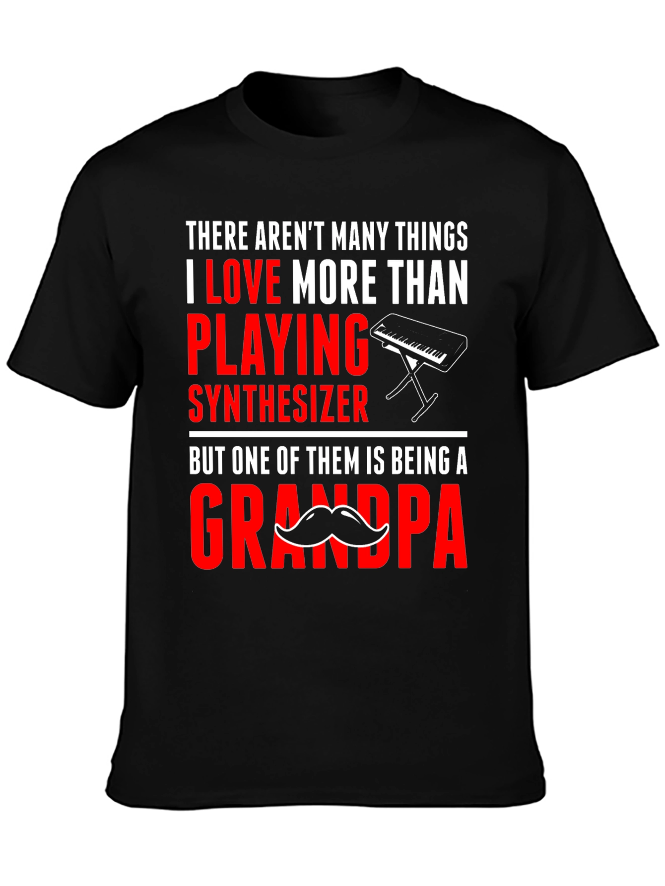 Grandpa Synthesizer Lover T-Shirt