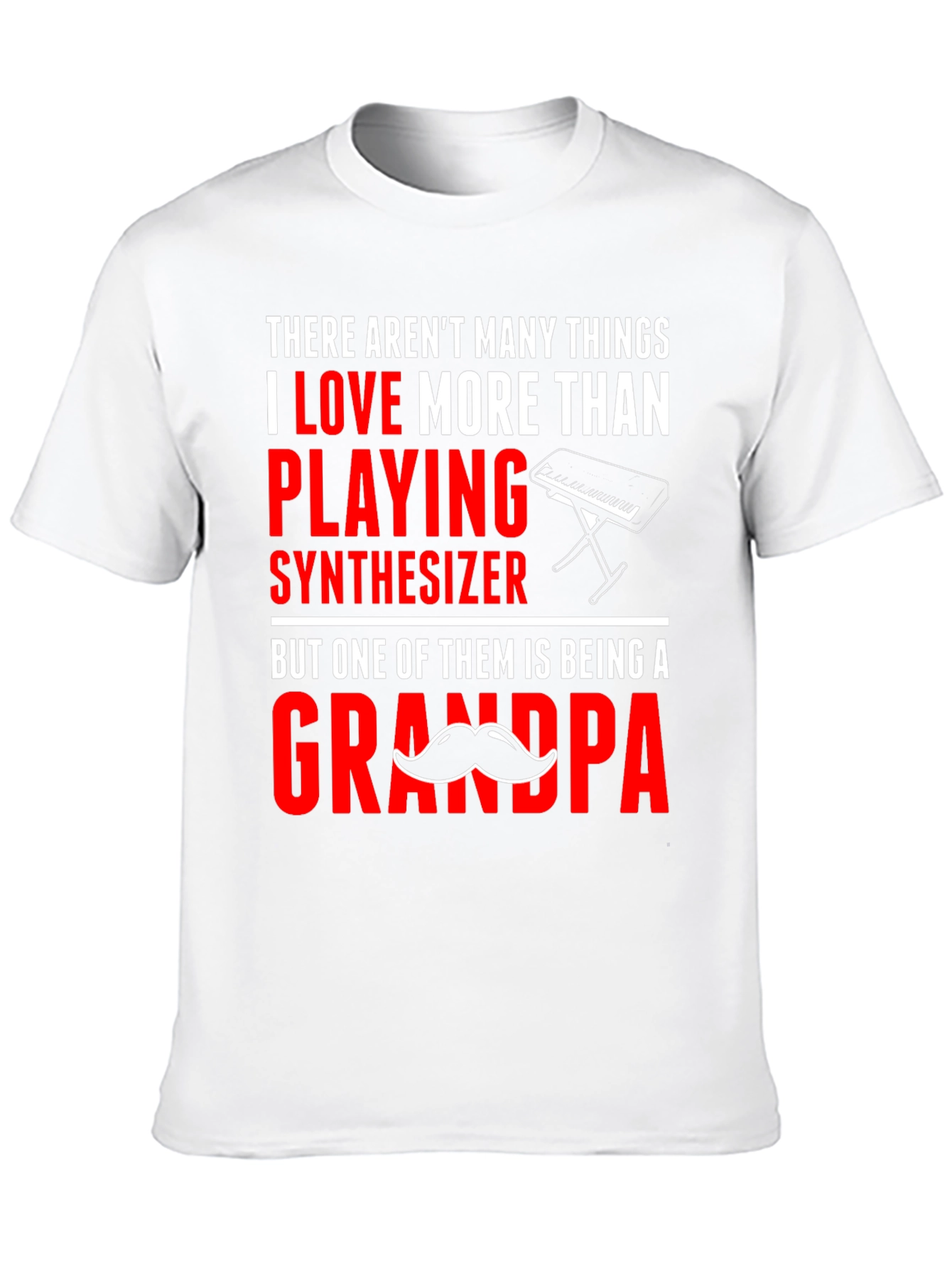 Grandpa Synthesizer Lover T-Shirt