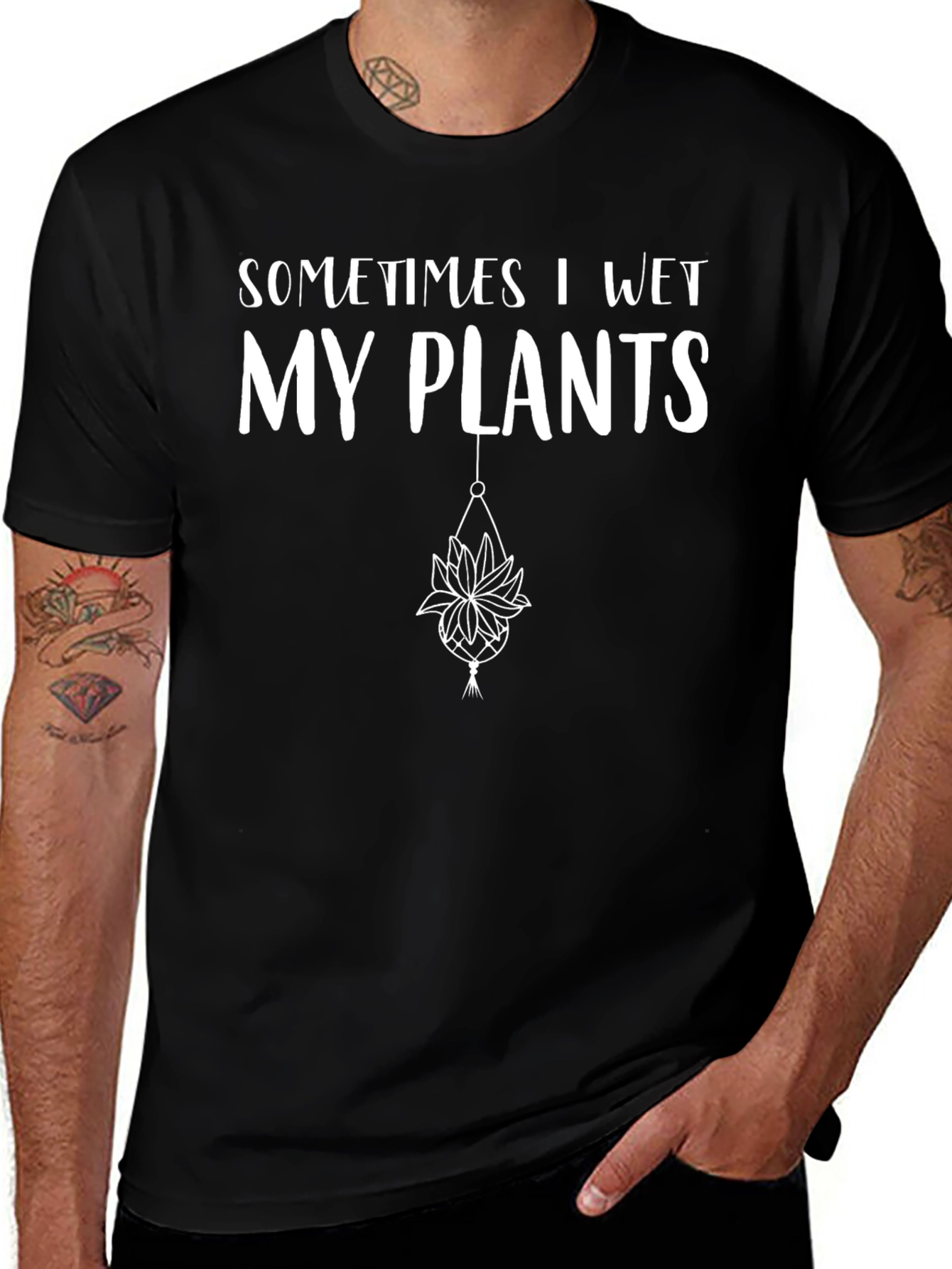 Sometimes I Wet My Plants Graphic T-Shirt