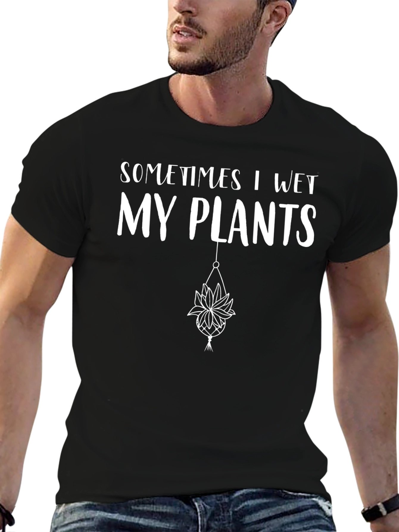 Sometimes I Wet My Plants Graphic T-Shirt