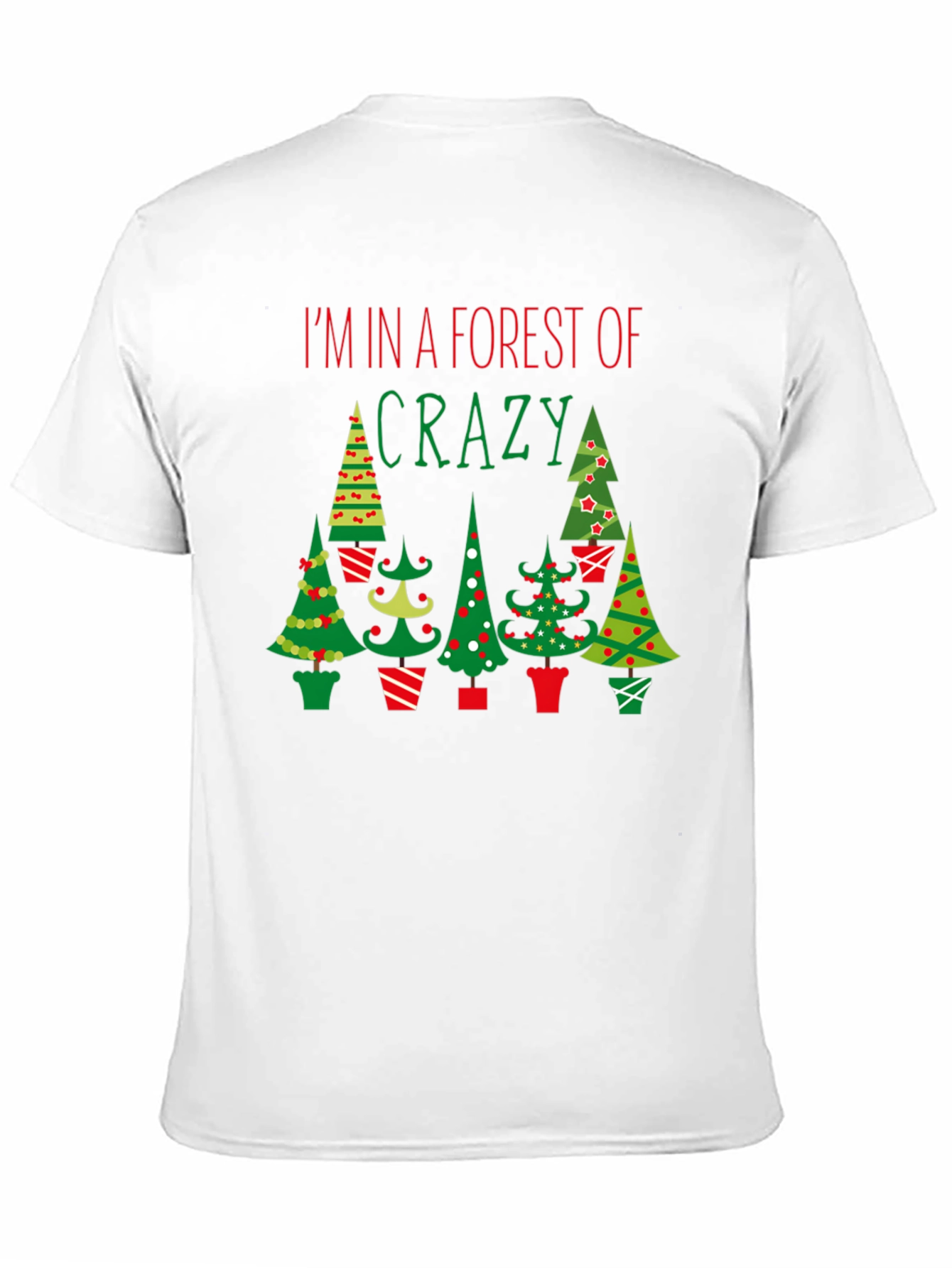 Crazy Forest Christmas Tee - Novelty Holiday T-Shirt