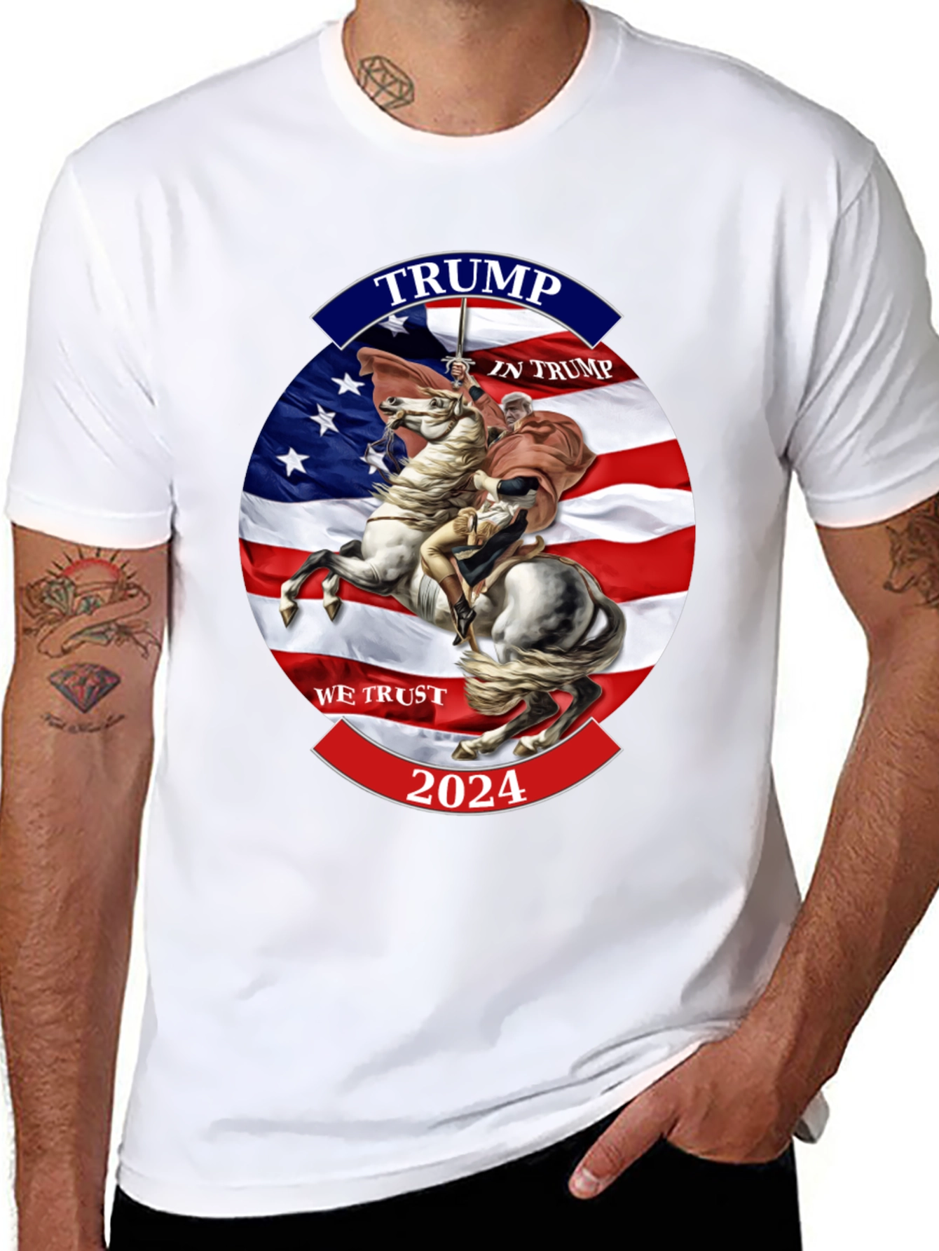 Trump 2024 T-Shirt: Patriotic Graphic Tee