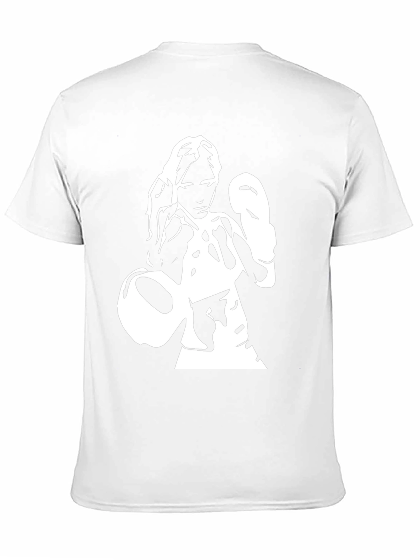 Boxer Woman Graphic Tee - Black Cotton Shirt