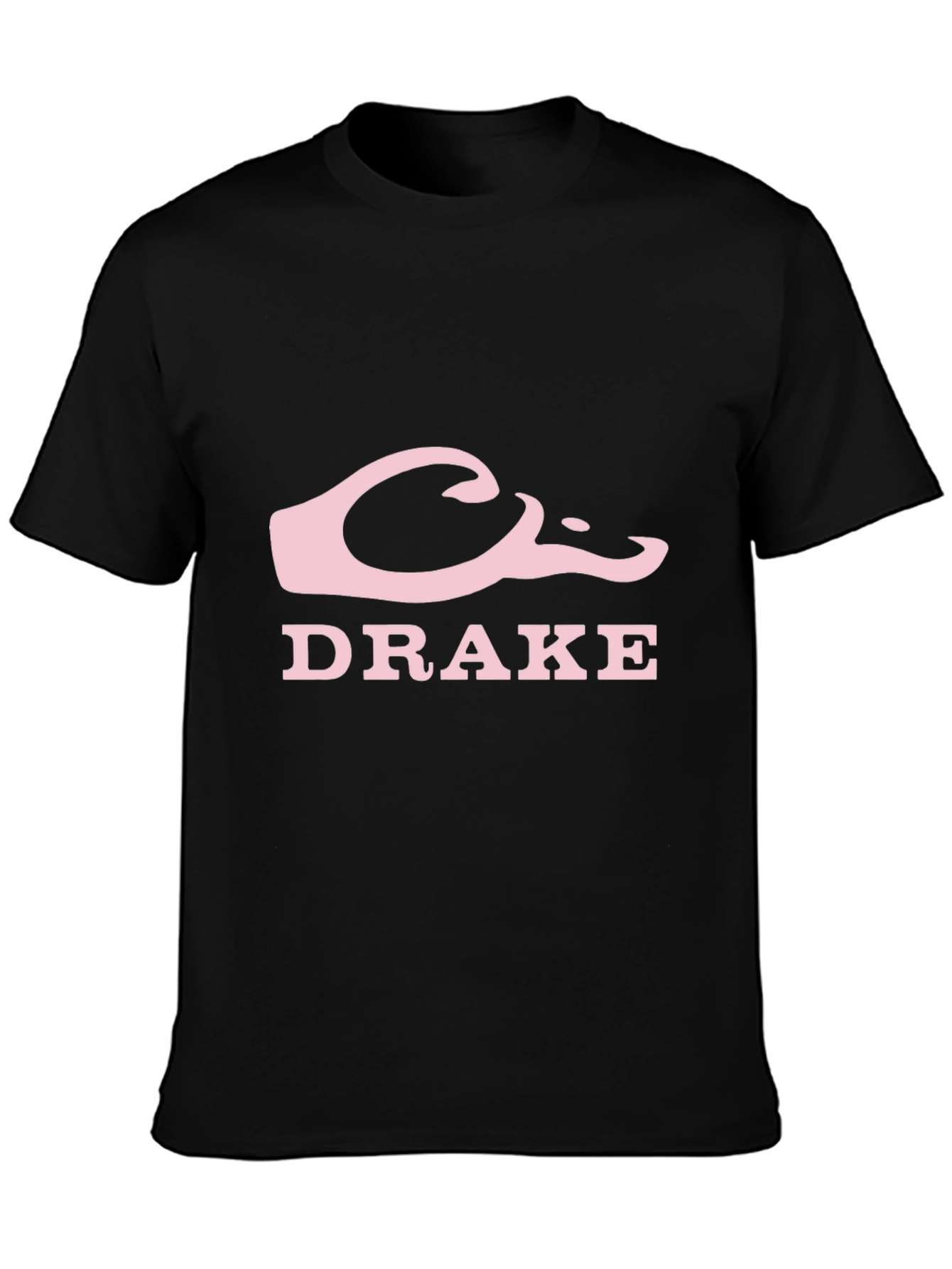 Drake Logo Black Cotton Graphic Tee